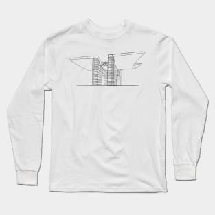 Seoul Olympic Park Gate silhouette Long Sleeve T-Shirt